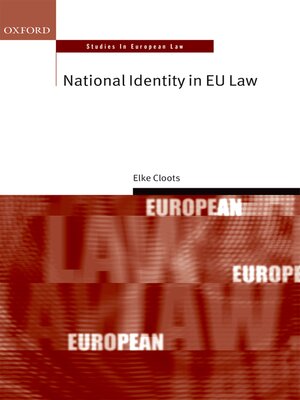 cover image of National Identity in EU Law